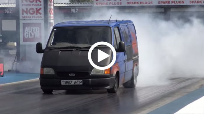 Αυτό το Ford Transit V8 «ράβει κουστούμια» [video]