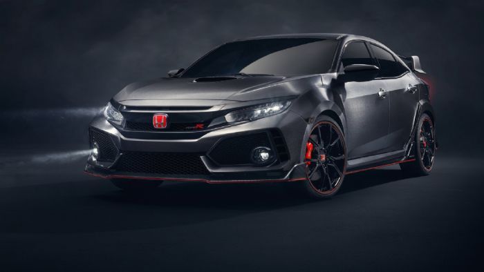 Το Honda Civic Type R Prototype παρουσιάστηκε στην έκθεση αυτοκινήτου του Παρισιού και αποτελεί ουσιαστικά τον προπομπό της έκδοσης παραγωγής.