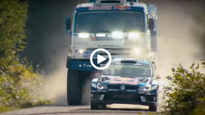 VIDEO: Polo WRC Vs. Φορτηγό Dakar