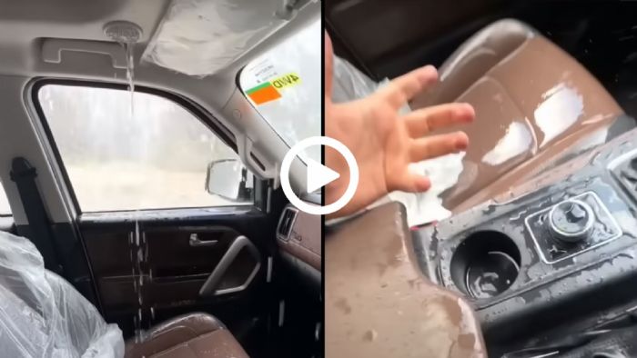 Κινέζικο SUV μπάζει νερά σαν ανοιχτή κονσέρβα [video]