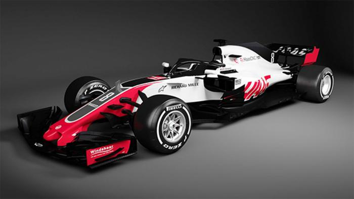 Η Haas έγινε η πρώτη ομάδα που αποκάλυψε εικόνες του νέου της μονοθεσίου, με το οποίο θα αγωνιστεί τη σεζόν του 2018 στο πρωτάθλημα της Formula 1.