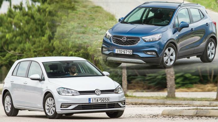 Στα 20.000 ευρώ: Opel Mokka X ή VW Golf;
