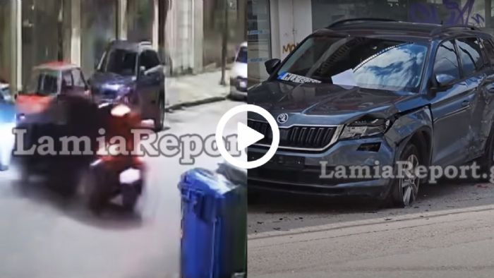 Μεθυσμένος νεαρός στη Λαμία πέφτει πάνω σε παρκαρισμένα αυτοκίνητα