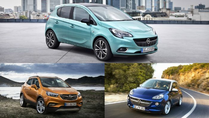 Η Opel ετοιμάζει για το 2019 τις νέες γενιές των Corsa, Mokka X και ADAM.	