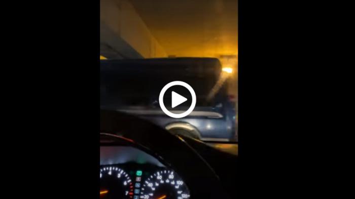 Οδηγός Van κουρεύει ασταμάτητα την οροφή του σε υπόγειο parking [video]