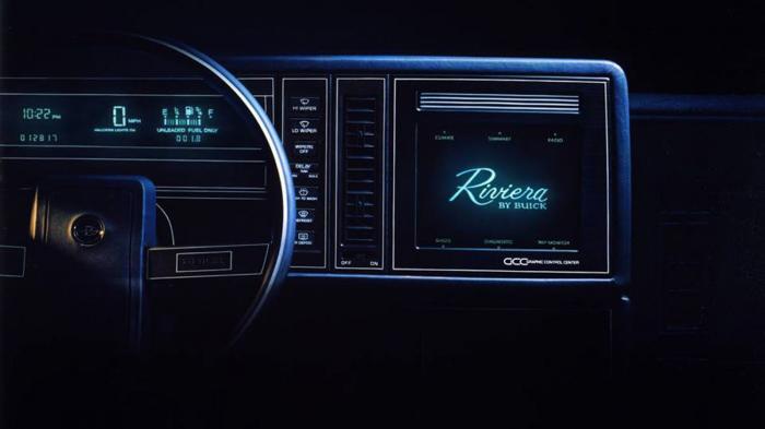 Η Αμερικάνικη Buick Riviera με οθόνη αφής το 1986 