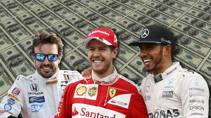 Οι Sebastian Vettel, Lewis Hamilton, Kimi Räikkönen και Fernando Alonso θα είναι οι πιο ακριβοπληρωμένοι. (Πηγή φωτογραφίας: Grand prix 247)