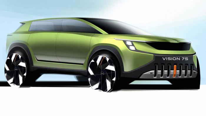 Skoda Vision 7S Concept:   7 SUV