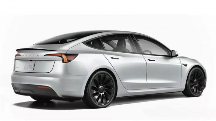 Το ανανεωμένο Tesla Model 3 «ντεμπουτάρει» σε ανεπίσημα σχέδια  