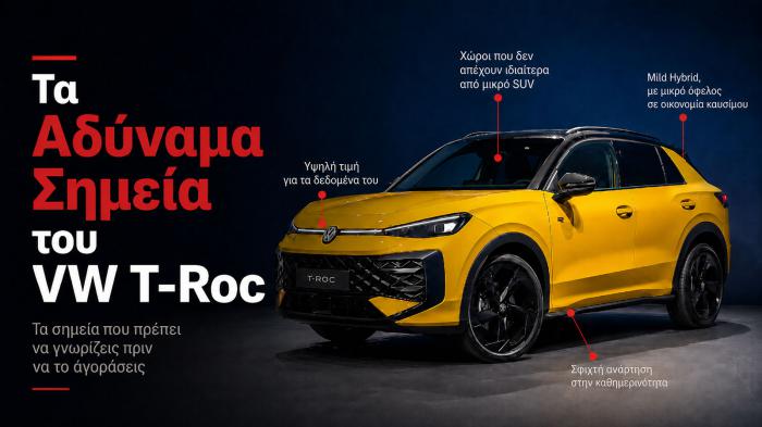 Τα
Αδύναμα Σημεία του VW T-ROC
