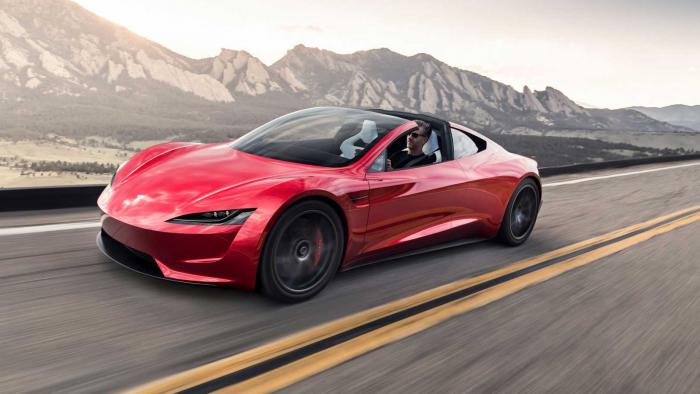 Tesla Roadster:  1.1 .  0-96./