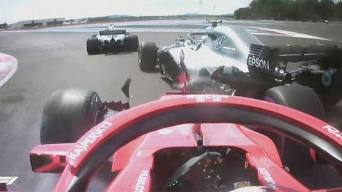 Ο Vettel εξέτισε την ποινή του κατά την διάρκεια του δεύτερου pit-stop.