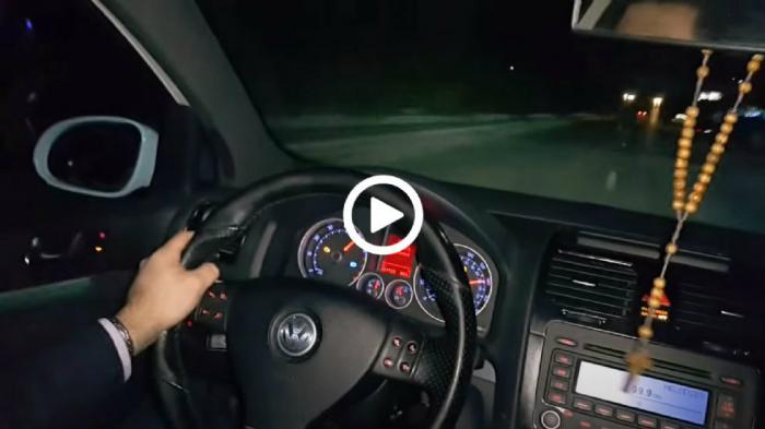 VIDEO: Golf στουκάρει με 230 σε σταματημένα! 
