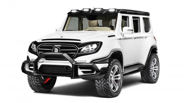       Mercedes-AMG G63       Ares Design,     Ares X-Raid.