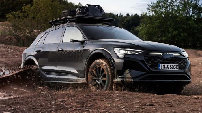    off-roading   Audi Q8 e-tron Edition Dakar