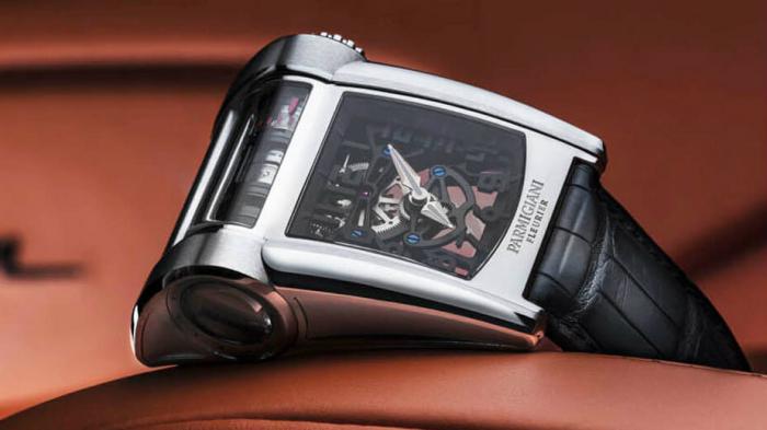 Το type 390 λειτουργεί με έναν εντελώς πρωτότυπο μηχανισμό κίνησης. Κινητήρα στον καρπό¨το χαρακτήρισε η Parmigiani 