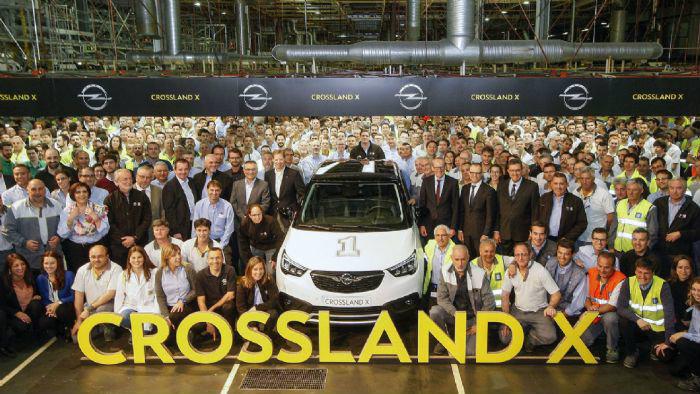 Ξεκίνησε η παραγωγή του Opel Crossland X