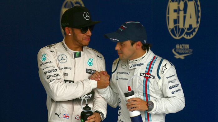 Ο Felipe Massa φαίνεται πως είναι πλέον από αυτούς που πιστεύουν ότι ο Bρετανός δεν υπολείπεται σε τίποτα των Senna και Schumacher.