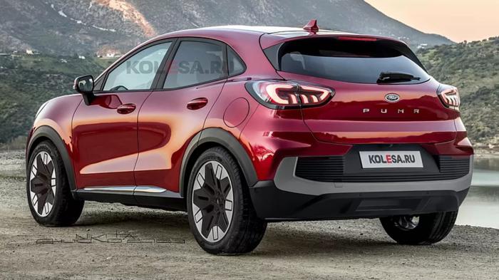 Το σχέδιο του ηλεκτρικού Ford Puma είναι ανεξάρτητο από τη Ford και προέρχεται από την ιστοσελίδα kolesa.ru Το σχέδιο του ηλεκτρικού Ford Puma είναι ανεξάρτητο από τη Ford και προέρχεται από την ιστοσελίδα kolesa.ru