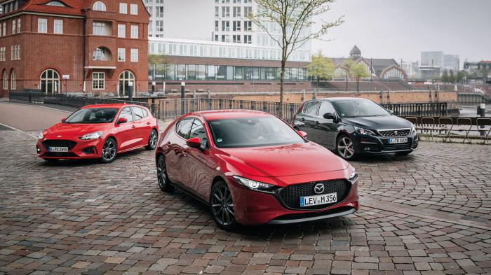 Ford Focus VS Mazda 3 VS Peugeot 308