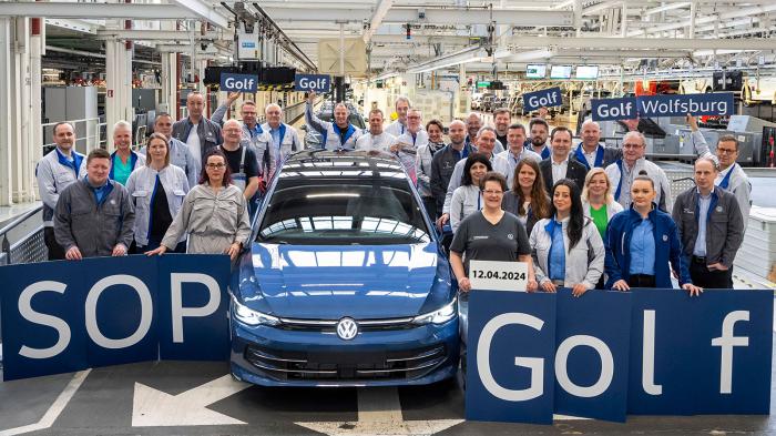 Μπήκε στην παραγωγή το ανανεωμένο Volkswagen Golf 