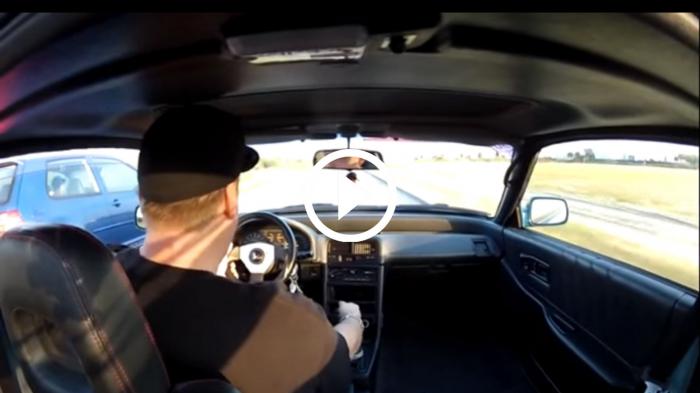 Honda CRX δικάζει VW Golf R32 [video]