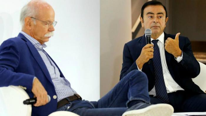     Carlos Ghosn,   Dieter Zetsche. 