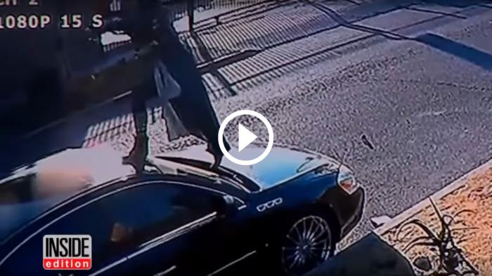 Κατέστρεφε ανενόχλητη το αυτοκίνητο για 6 ώρες! [video]
