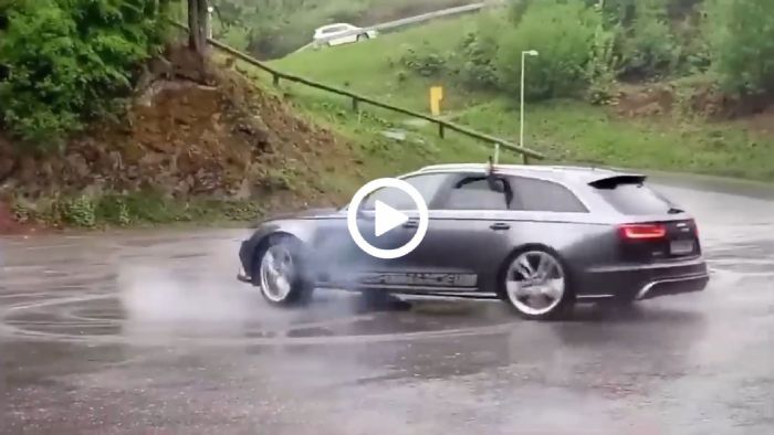 Audi RS6 «παραδίδει πνεύμα» μετά από ανωριμότητες [video]