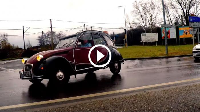 Μερακλής με μαμά 2CV κάνει «πλατείες!» [video]