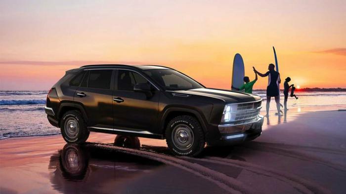Mitsuoka Buddy:  Toyota Rav-4   look