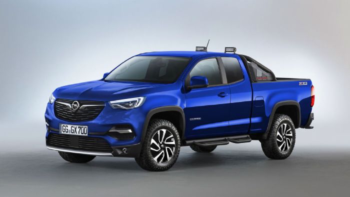 O Κleber Silva εμπνευσμένος από το νέο SUV της Opel Grandland X, σχεδίασε ένα Pick-Up με το όνομα Colorado. 