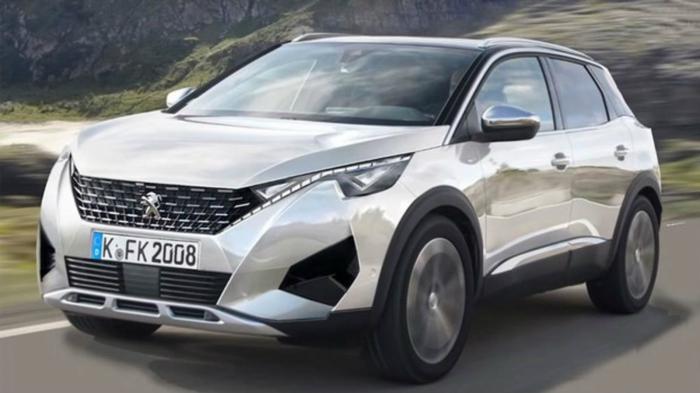 Ψηφιακά επεξεργασμένη εικόνα του Peugeot 2008. Ψηφιακά επεξεργασμένη εικόνα του Peugeot 2008.
