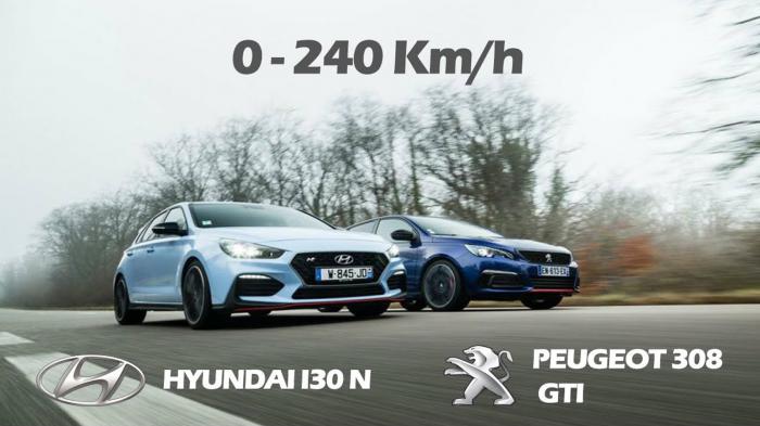 Συγκρίνουμε το Hyundai i30 N με το Peugeot 308 GTi