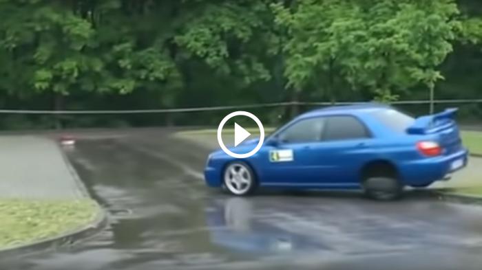 Πήγε να το παίξει «τιμόνι» και χάλασε το Impreza [video]