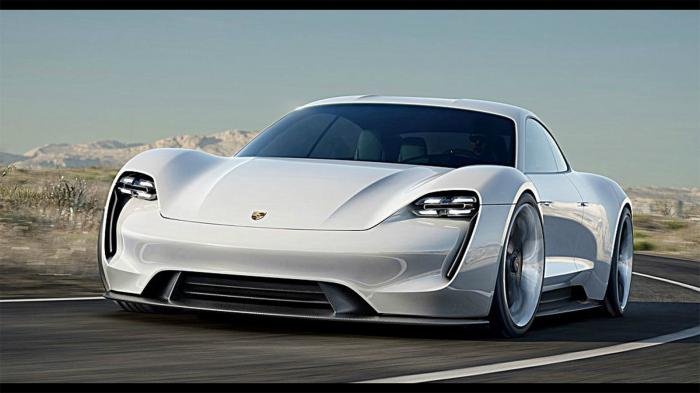 Στην εικόνα βλέπετε το concept Mission E της Porsche.