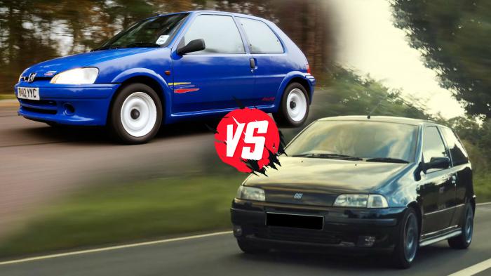 Μάχη των 90s: Fiat Punto GT VS Peugeot 106 Rallye 