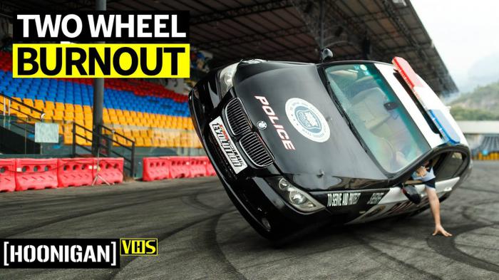 Πως κάνεις burnout όταν το αυτοκίνητο είναι στις 2 ρόδες?