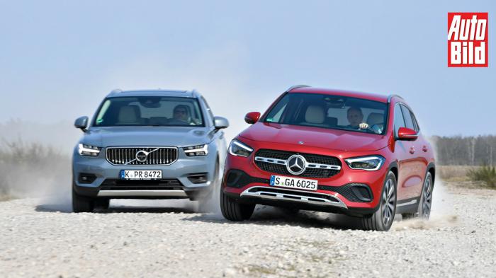 Συγκρίνουμε Mercedes GLA με Volvo XC40