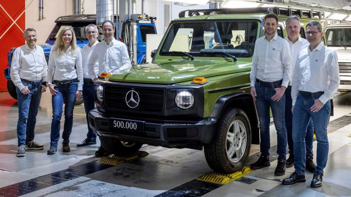 Έφτασε τις 500.000 G-Class η Mercedes και το γιόρτασε 