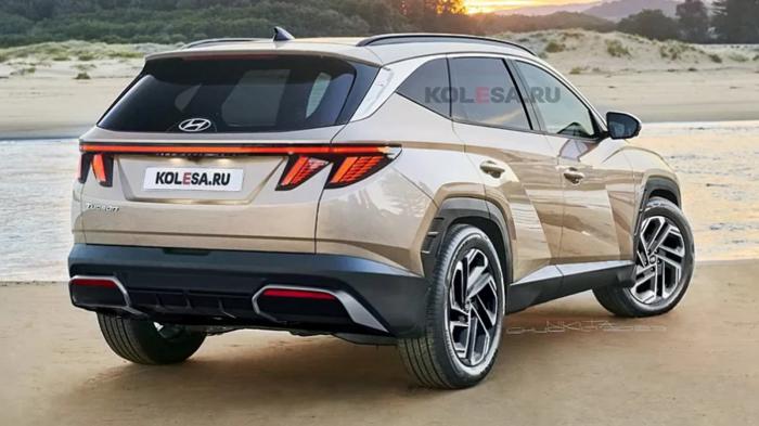 To ανανεωμένο Hyundai Tucson, όπως το φαντάστηκε το kolesa.ru. To ανανεωμένο Hyundai Tucson, όπως το φαντάστηκε το kolesa.ru.