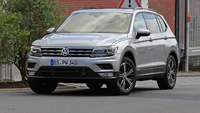 Δείτε το 7θέσιο Tiguan με μακρύ μεταξόνιο, που ετοιμάζει η VW για το 2017.