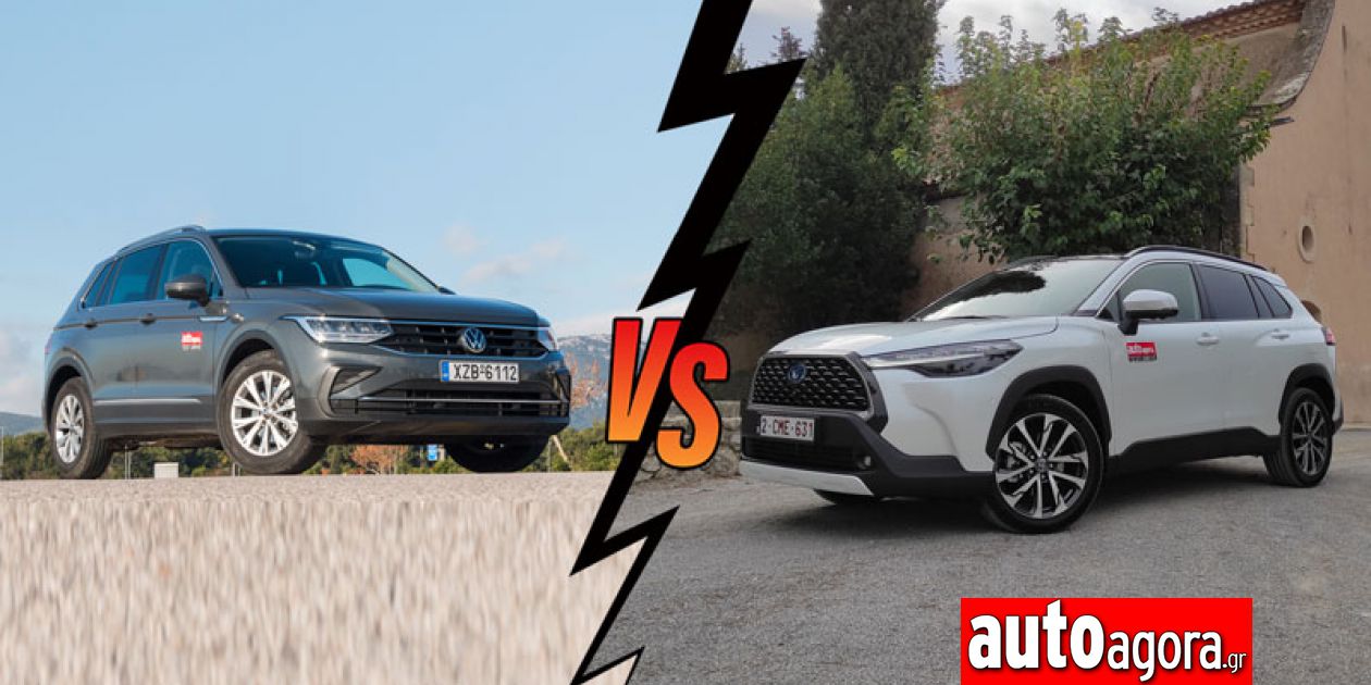 Toyota Corolla Cross Hybrid 4X4 197ps VS Volkswagen Tiguan Automatic ...